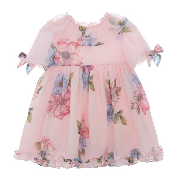 NWT Patachou Floral Chiffon Dress - Picture 1 of 3